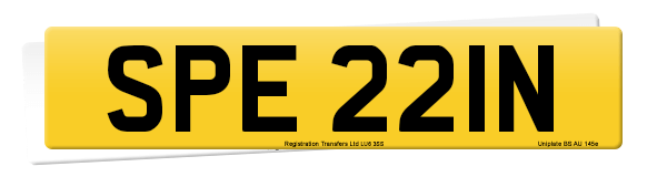 Registration number SPE 221N
